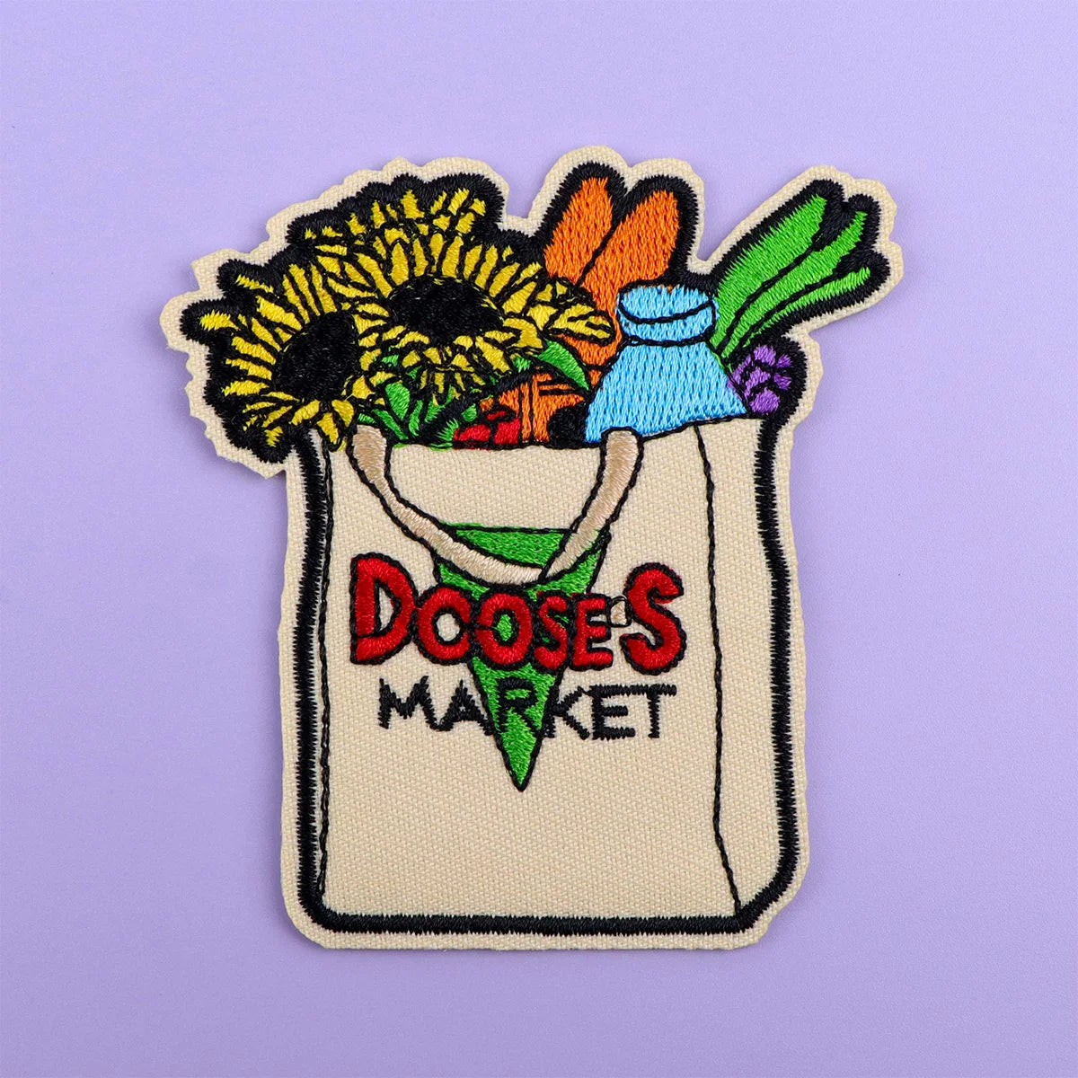 MARKET Embroidery Patch Girls Iron On Patches For Clothing Thermoadhesive Patches On Clothes DIY Sew Badges