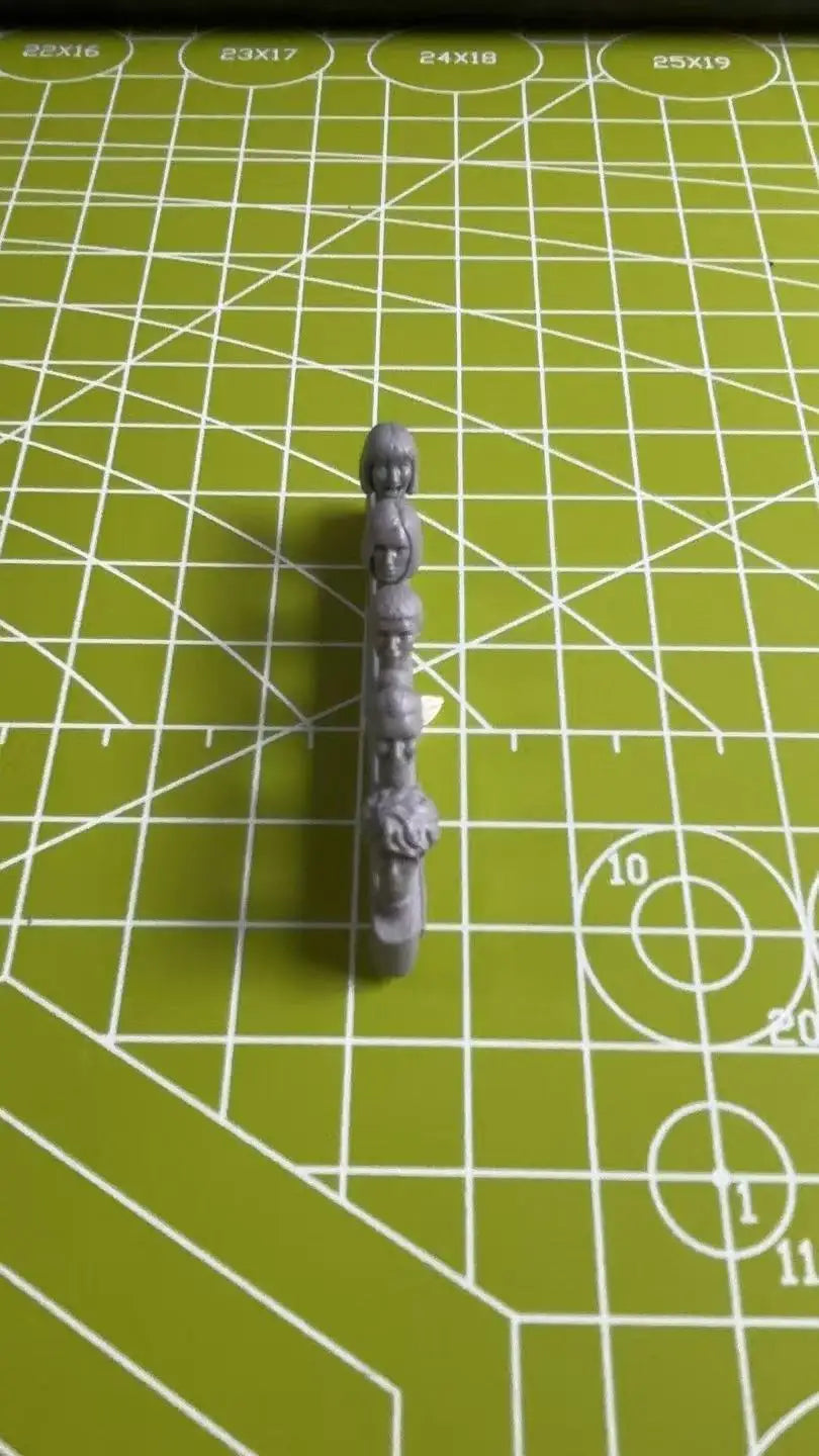 1:35 Die Casting Resin Model Assembly Kit Character Head Model Replacement Modification Unpainted