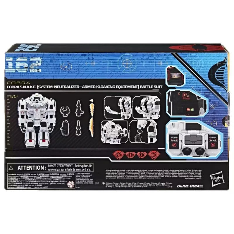 Original Hasbro G.I. Joe Classified Series #162 COBRA S.N.A.K.E. BATTLE SUIT Action Doll Collection Toys Ornaments