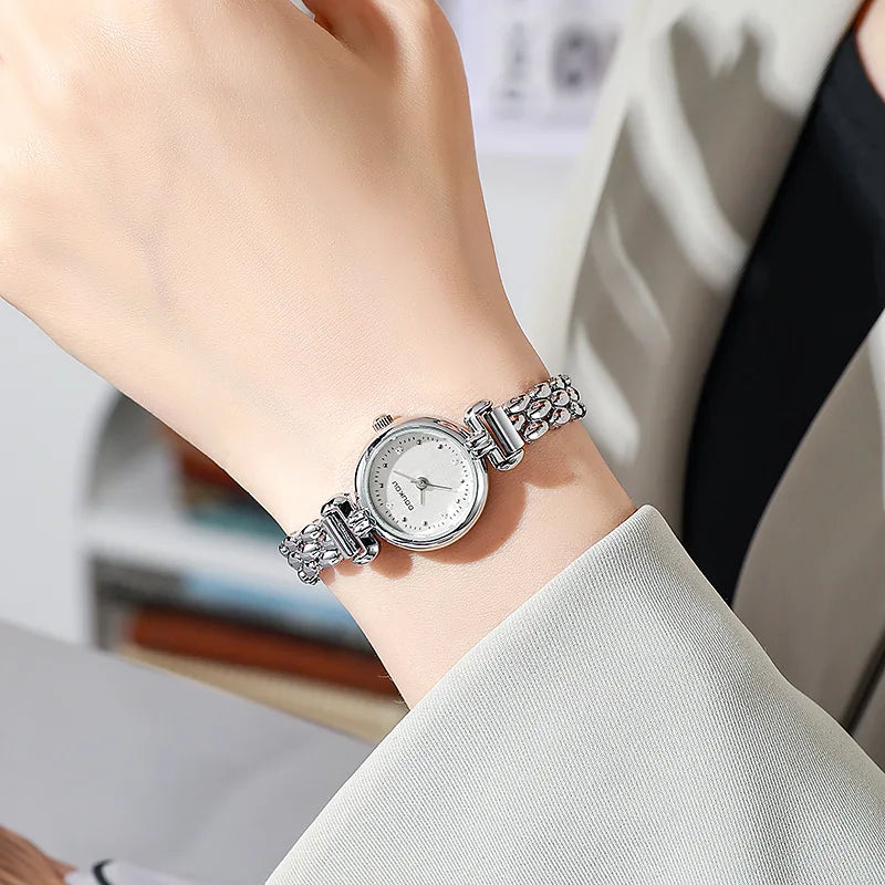 Famous Brand Women Watch Luxury Small Dial Gold Watch Dropshipping Bracelct Strap Quartz Wristwatches Clock Female Dropshipping