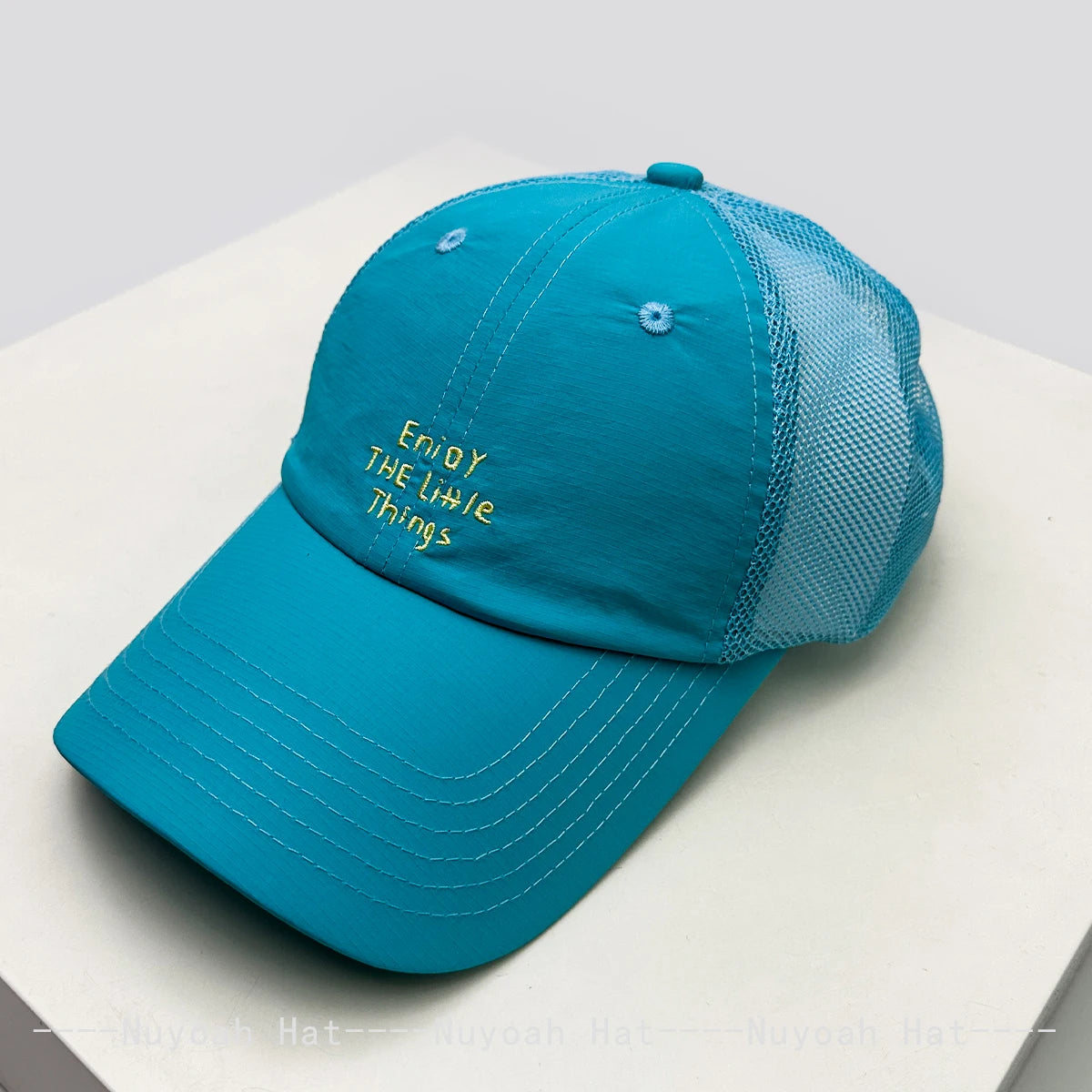 New Men Women Simple Mesh Embroidered Letters Baseball Hats Sunshade Quick-dry Breathable Korean Peaked Caps Versatile Fashion