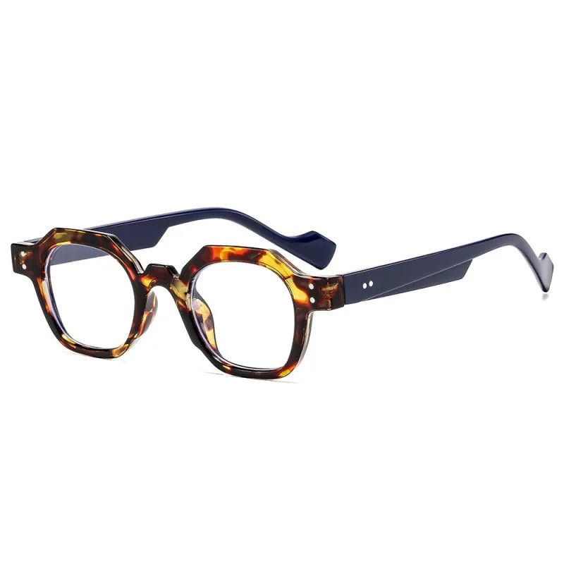 JNPCXI Small Frame Classic Polygon Glasses Women Men Luxury Brand Designer Computer Games Anti-Blue Light Eyewear Unisex Lentes