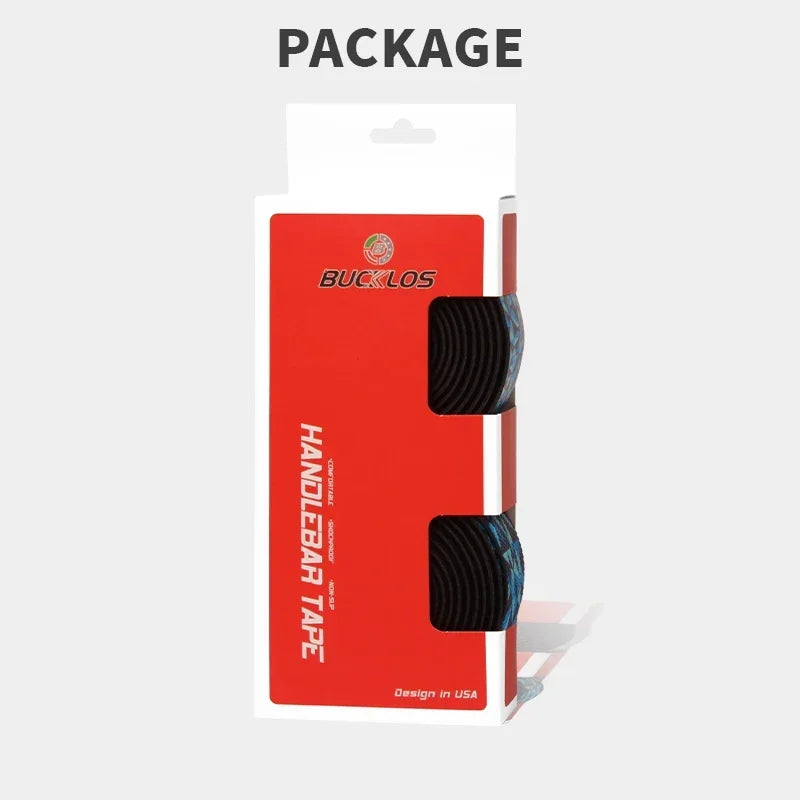 BUCKLOS Professional Handlebar Tape Gravel Road Bike Damping Wrap Belt Gradient Bicycle Non-slip Cycling Handle Bar Accessories