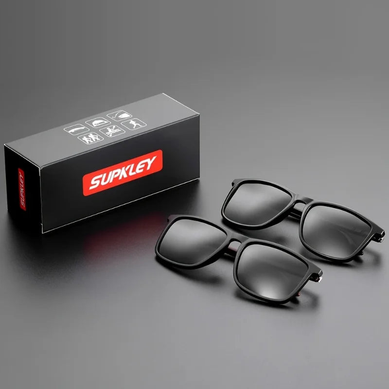 Men's Sports Polarized Sunglasses Comfortable Square Sunglasses Lightweight Glasses Accessories