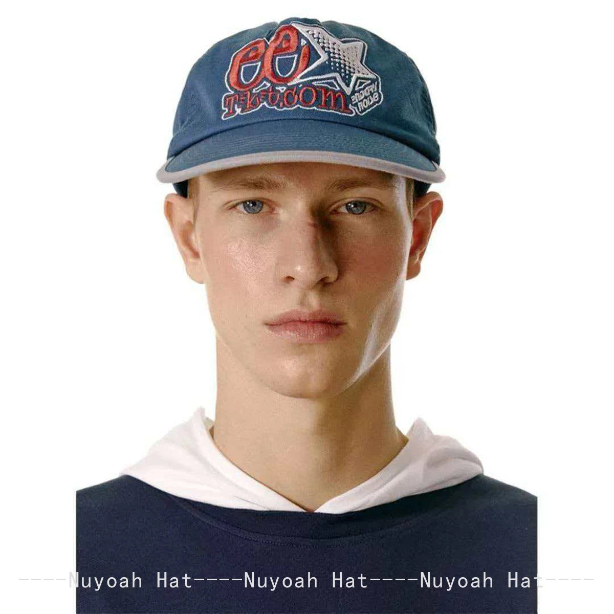 New Men Women Retro Orangutan Star Letter Embroidery Baseball Hats Sunshade Personal Versatile Color Block Peaked Caps Fashion
