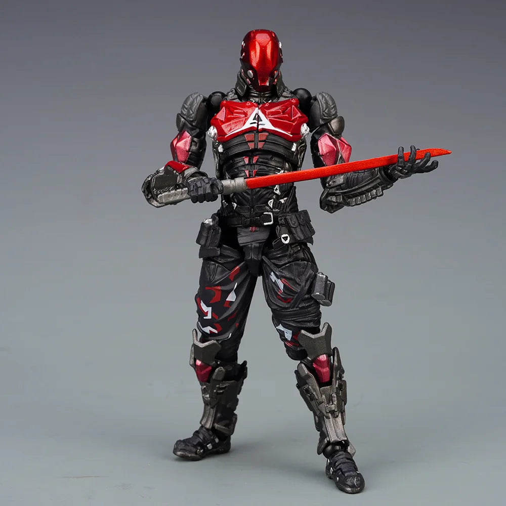 AMAZING YAMAGUCHI Action Figure Arkham Knight Batman Red Hood Robin Jason Todd 2