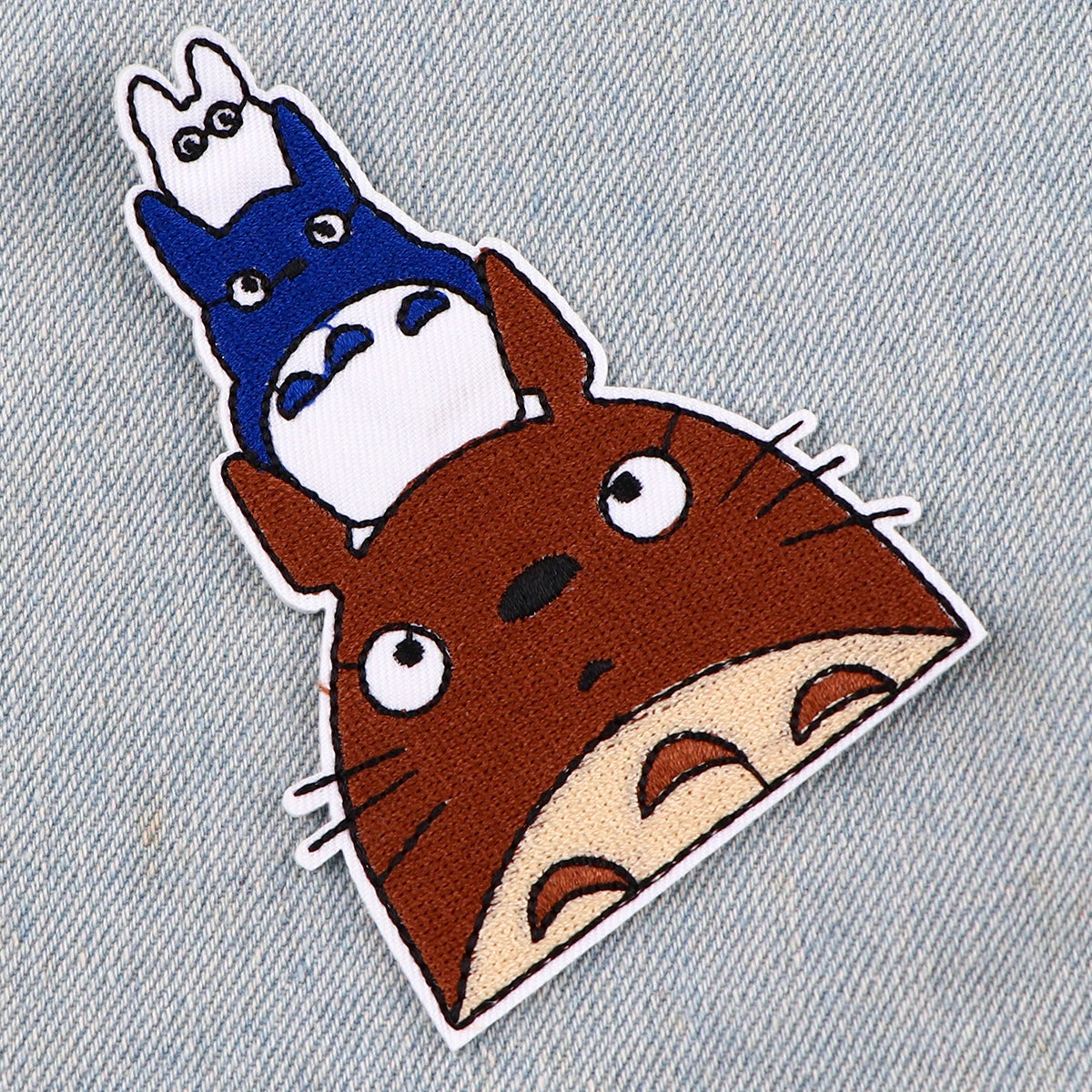 Anime Cat Embroidery Patches For Clothing Patches For Clothes Cartoon DIY Iron on Patch On Clothes Stickers
