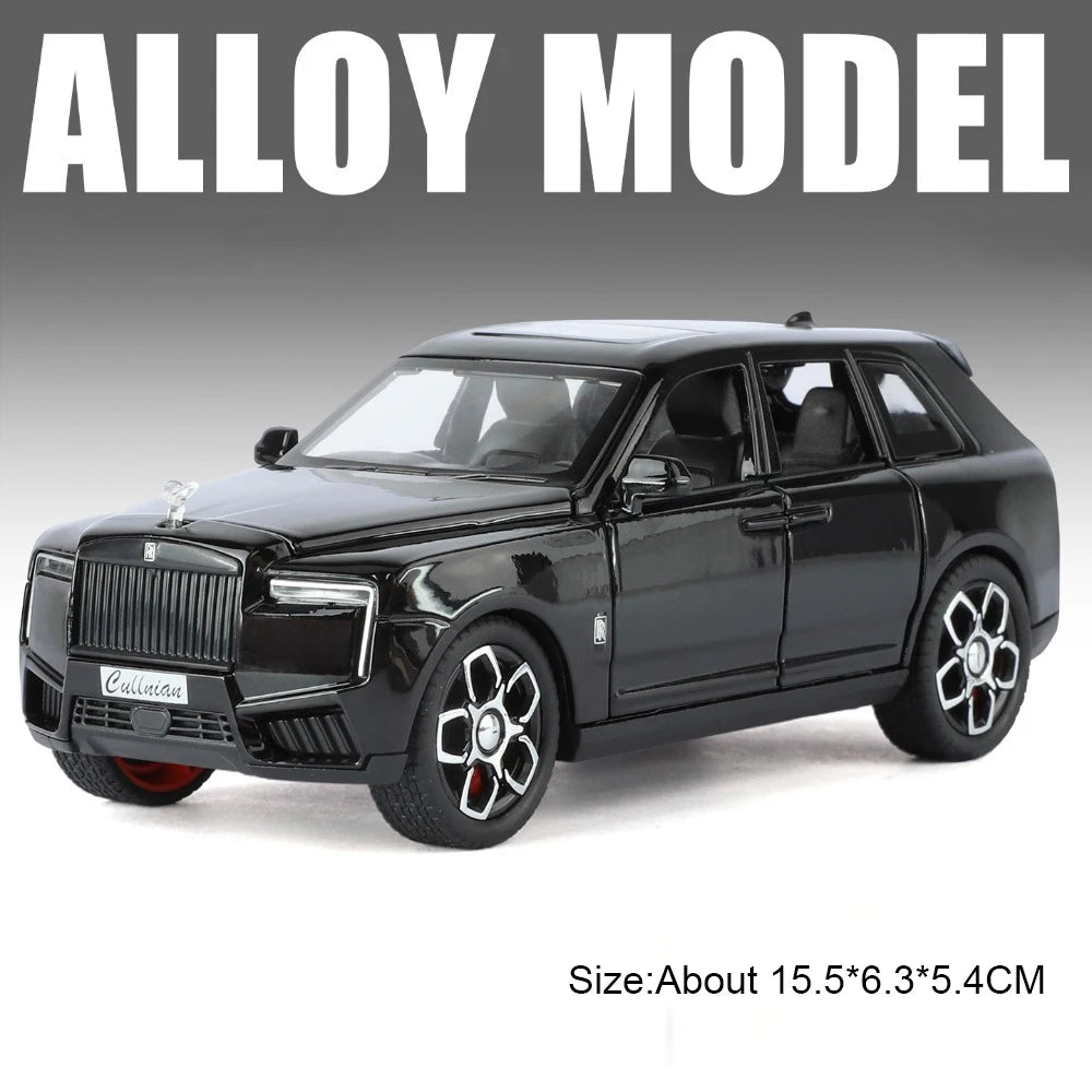 1:32 Rolls-Royce Cullinan Dawn Model Toy Diecast Alloy Car Sound Light Pull Back Doors Opened Miniature Cars Simulation Ornament