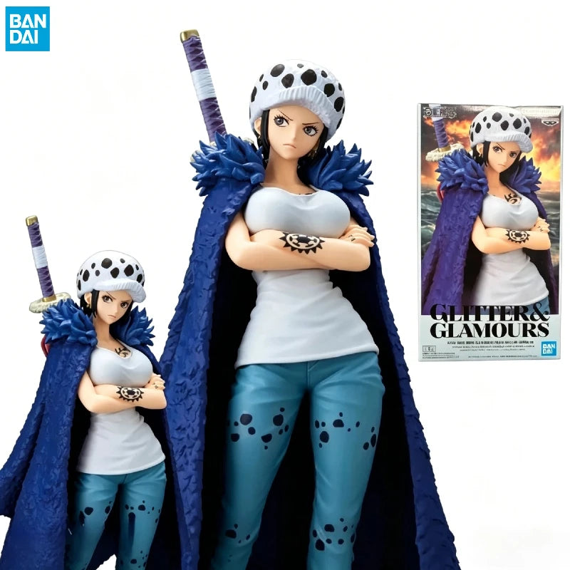 【IN STOCK】Original Banpresto Glitter&Glamours One Piece Trafalgar D. Water Law Change Ver. 23cm Figure Collectible Model