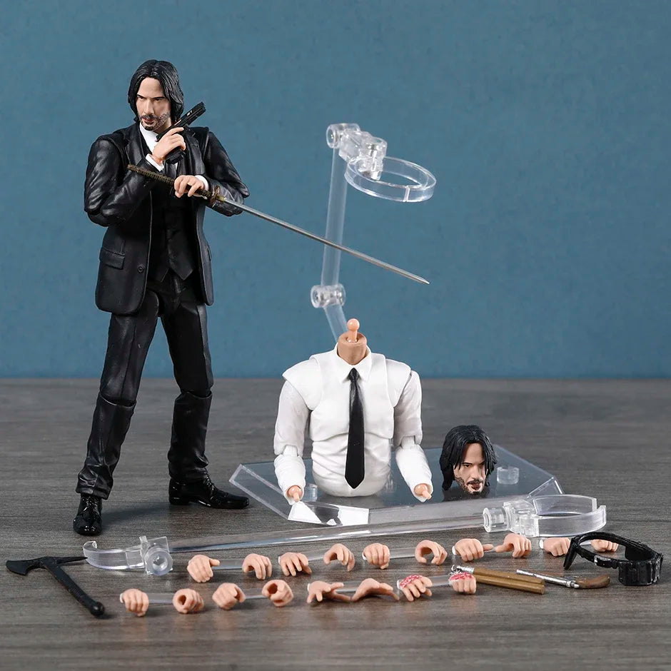 Medicom MAFEX No 212 John Wick Chapter 4 Action Figure Hand Made Collection