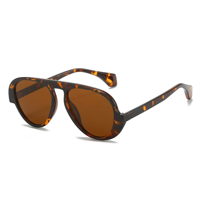 JNPCXI New Retro Round Sunglasses Women Fashion Brand Design Gradient Shades UV400 Men Punk Sun Glasses