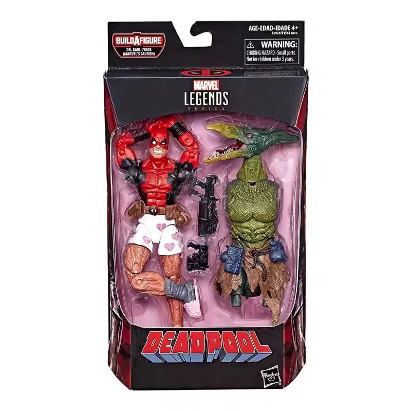 Original Hasbro Marvel Legends Series DEADPOOL/LADY DEADPOOL/SPIDER-MAN VILLAINS OF THE NIGHT Action Toy Figure