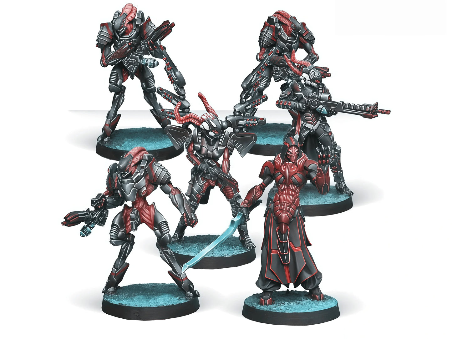 40mm Cast Resin Model Chess Pieces, GK， Board Game Model Character Chess Pieces Combined Army Starter Unpainted