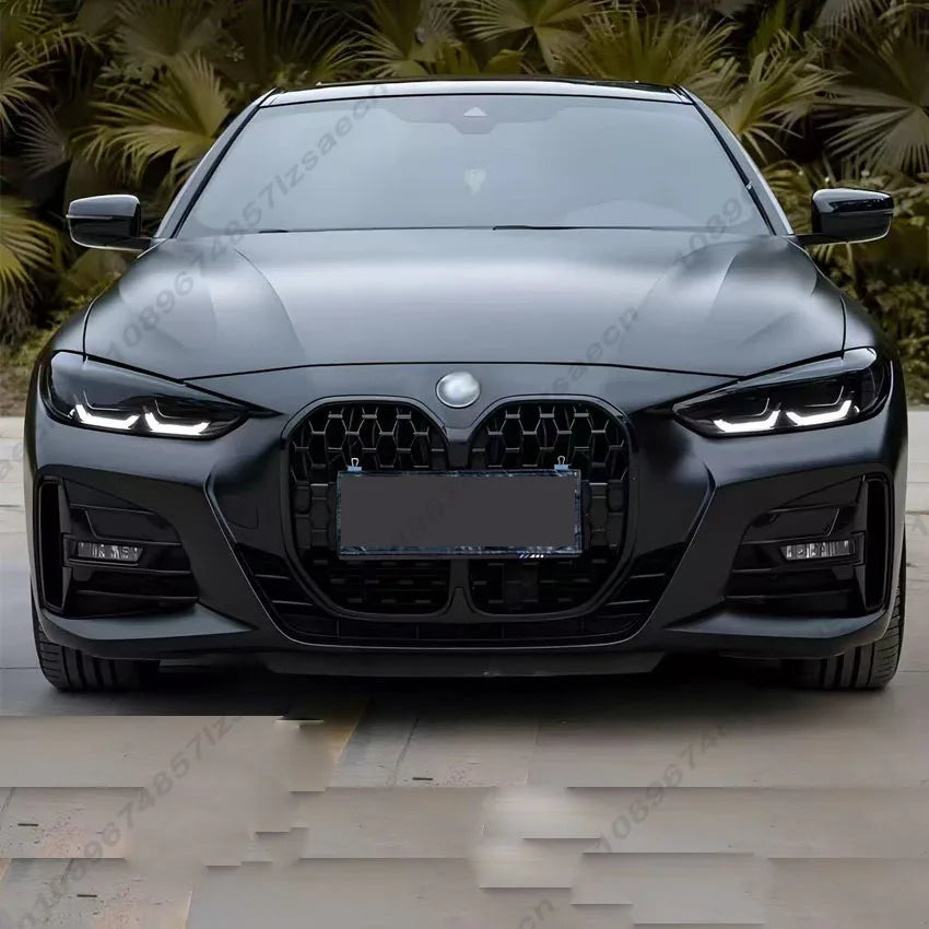 ACC Auto Racing Grid For BMW 4 Series G22 G23 Coupe 2 Doors 425i 430i M440i 2021-2024 Car Front Bumper Grille CS Style Black
