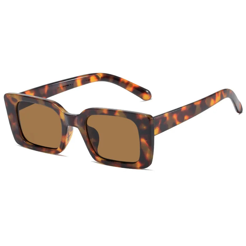 JNPCXI Fashion Square Women Luxury Sunglasses Retro Rivets Men Candy Color Shades UV400 Sun Glasses