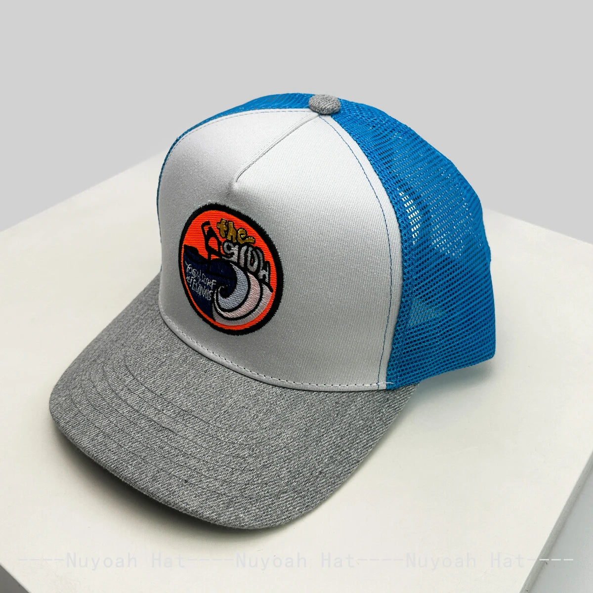 New Men Women Color Block Letter Embroidery Baseball Hats Breathable Mesh Sunshade Personal Trucker Caps Versatile Fashion Retro