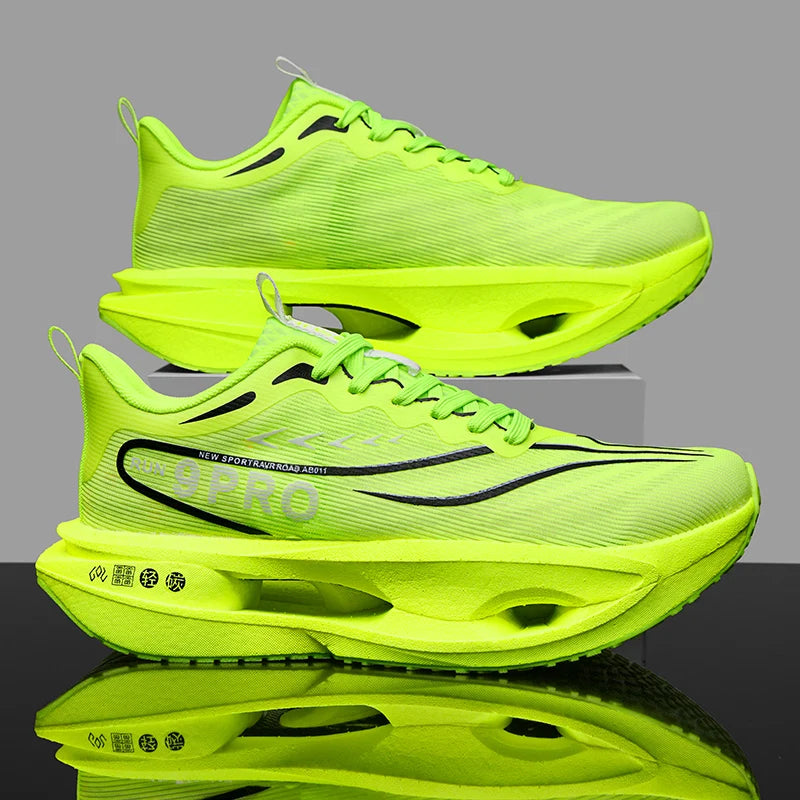 Men Running Shoes Carbon Board Marathon Speciality Sports Casual Men's Sneakers Breathable Women's Comfortable Athletic Sneakers