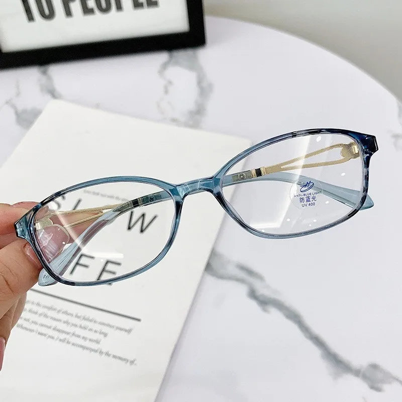 Reading Glasses for Women Graded +1.0~+4.0 TR Anti Radiation Anti-blue Presbyopic Reading Eyewear