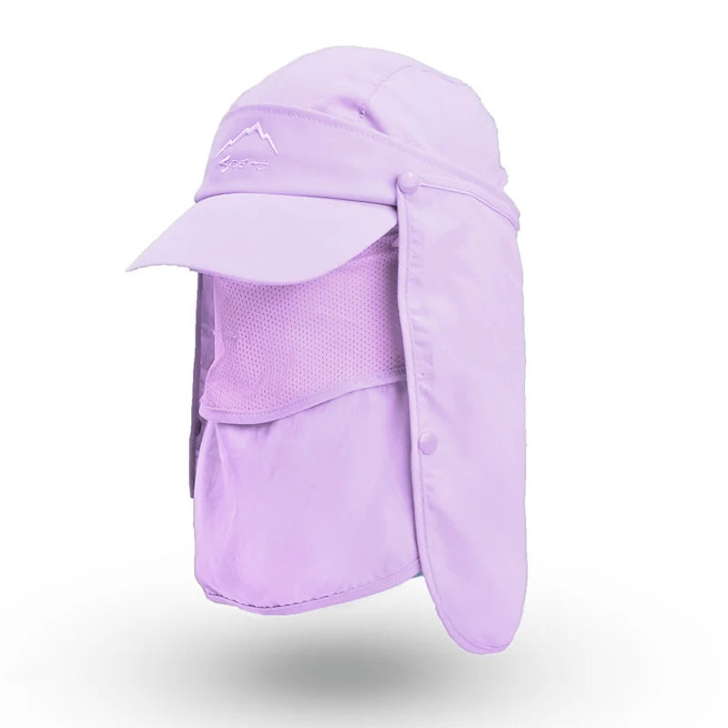 9071-Multifunctional sun hat summer speed dry outdoor fishing hat man sun hat baseball cap male cross-border