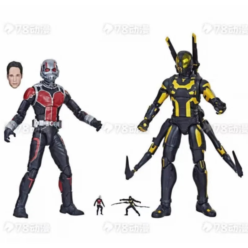 Original Hasbro Marvel Legends Series THE FIRST TEN YEARS Ant-Man and YELLOW JACKET Action Toy Figure Collection