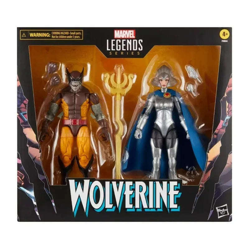 Original Hasbro Marvel Legends Series Wolverine 50th Anniversary Anime Figure Toys Ornaments Model