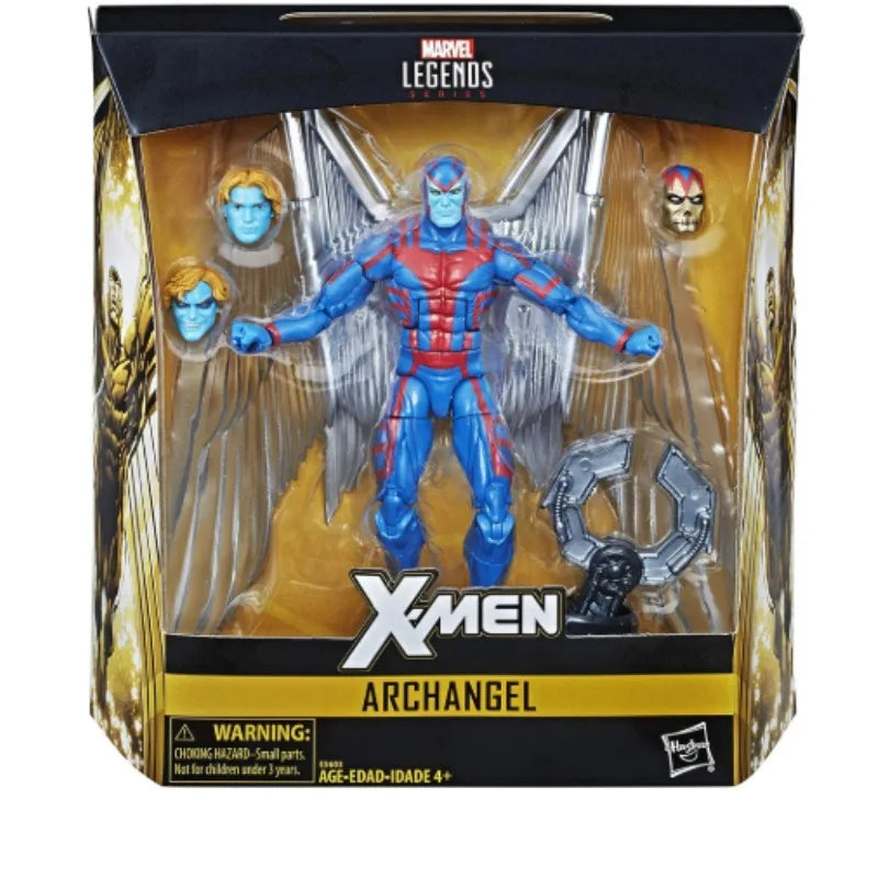 Original Hasbro Marvel Legends Series X-Men Archangel Anime Figure Collection Model Toy