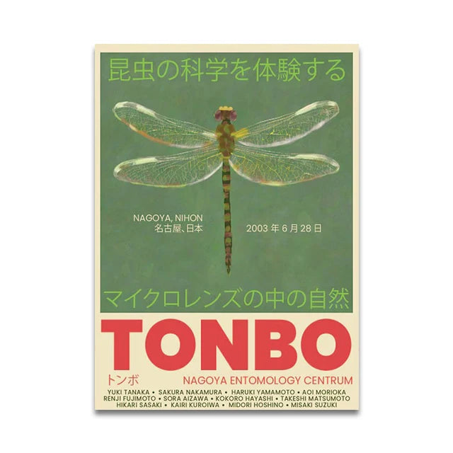 Japanese Music Canva Wall Art Print Poster Exhibition Modern Home Decor Unfram11