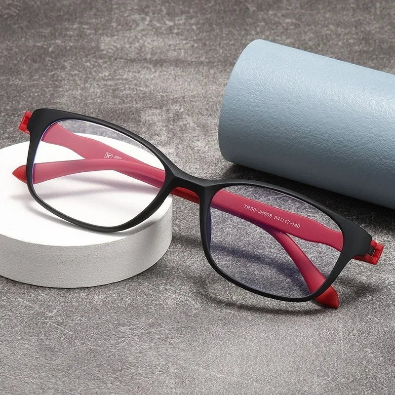 Aesthetic Reading Glasses Anti Radiation with Grade +100~400 for Women Anti Blue-light Eye Protection Computer Eyewear