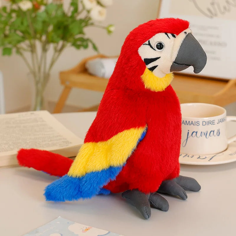 Simulation Owl Plush Toys Soft Stuffed Lifelike Pelicans Doll Pretty Desktop Pigeon Pets Funny Children Props Birthday Gift