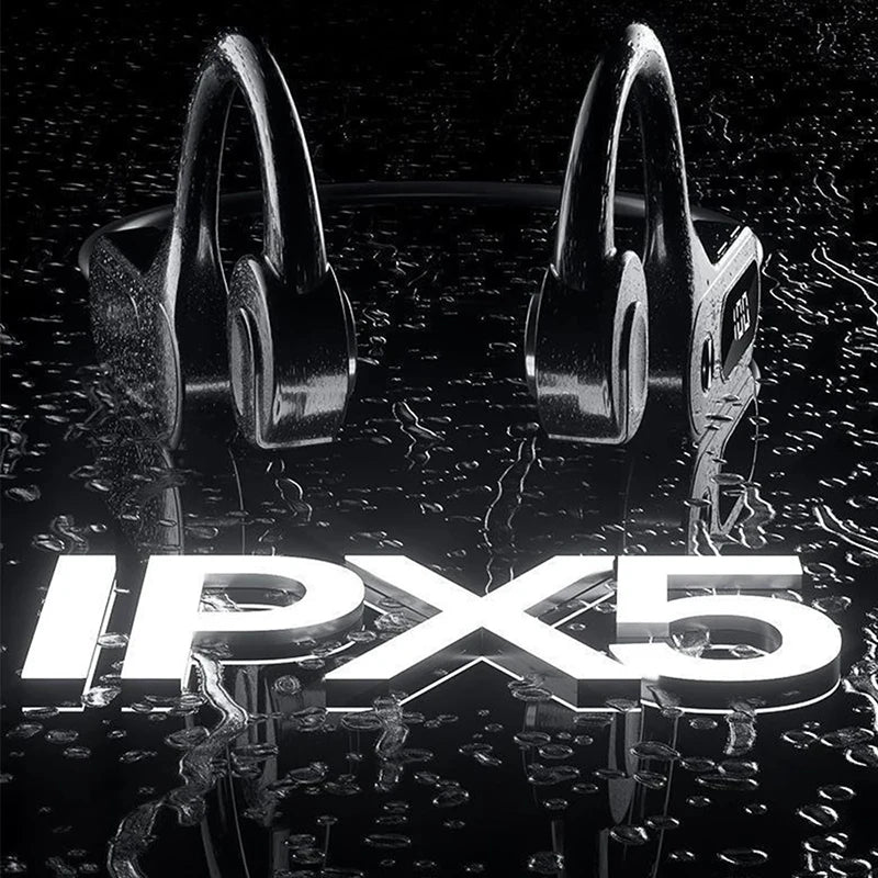 New V30 Bone Conduction Headphones Bluetooth 5.3 Earless IPX5 Waterproof Wireless Ultra Long Life Card Sports Headphones 2025