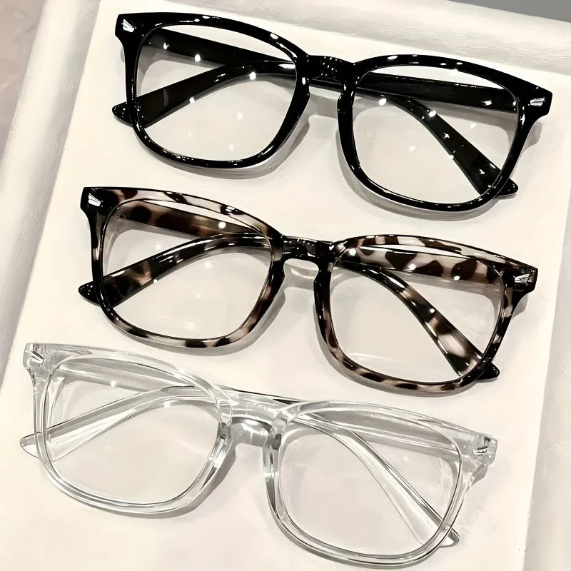 3 Pack Korean Women's&men's Anti-radiation/anti-blue Light Glasses Computer Glasses
