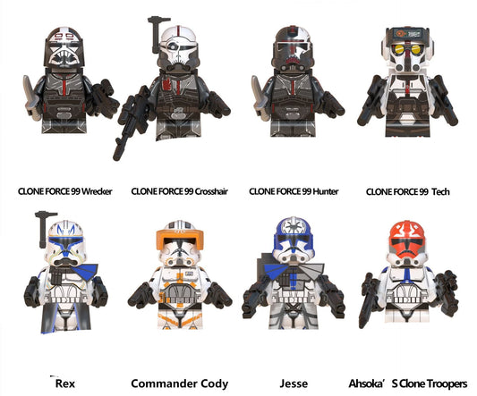 21st Nova Corps Minifigures Star Wars Army Pack Purple Clone Troopers M25