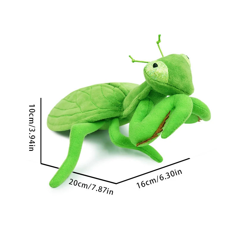 Delicate Cute Insects Plush Toys Funny Lifelike Spider Butterfly Ant Bee Ladybug Mantis Doll Office Desktop Pets Kids Game Props
