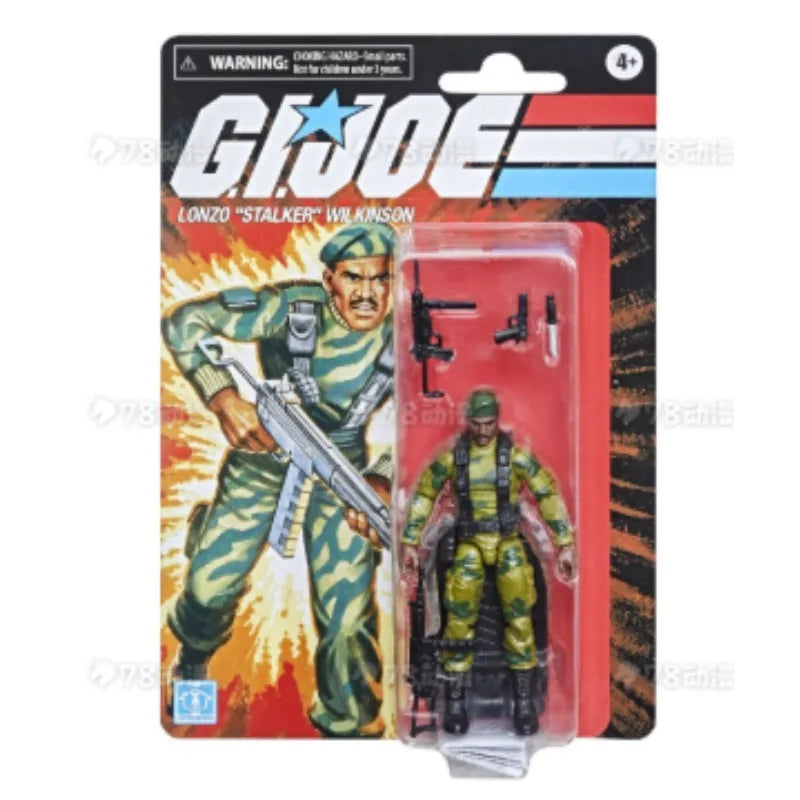 Original Hasbro G.I. Joe Classified Series Retro Collection Lonzo “Stalker” Wilkinson Anime Figures Toys Models Collection