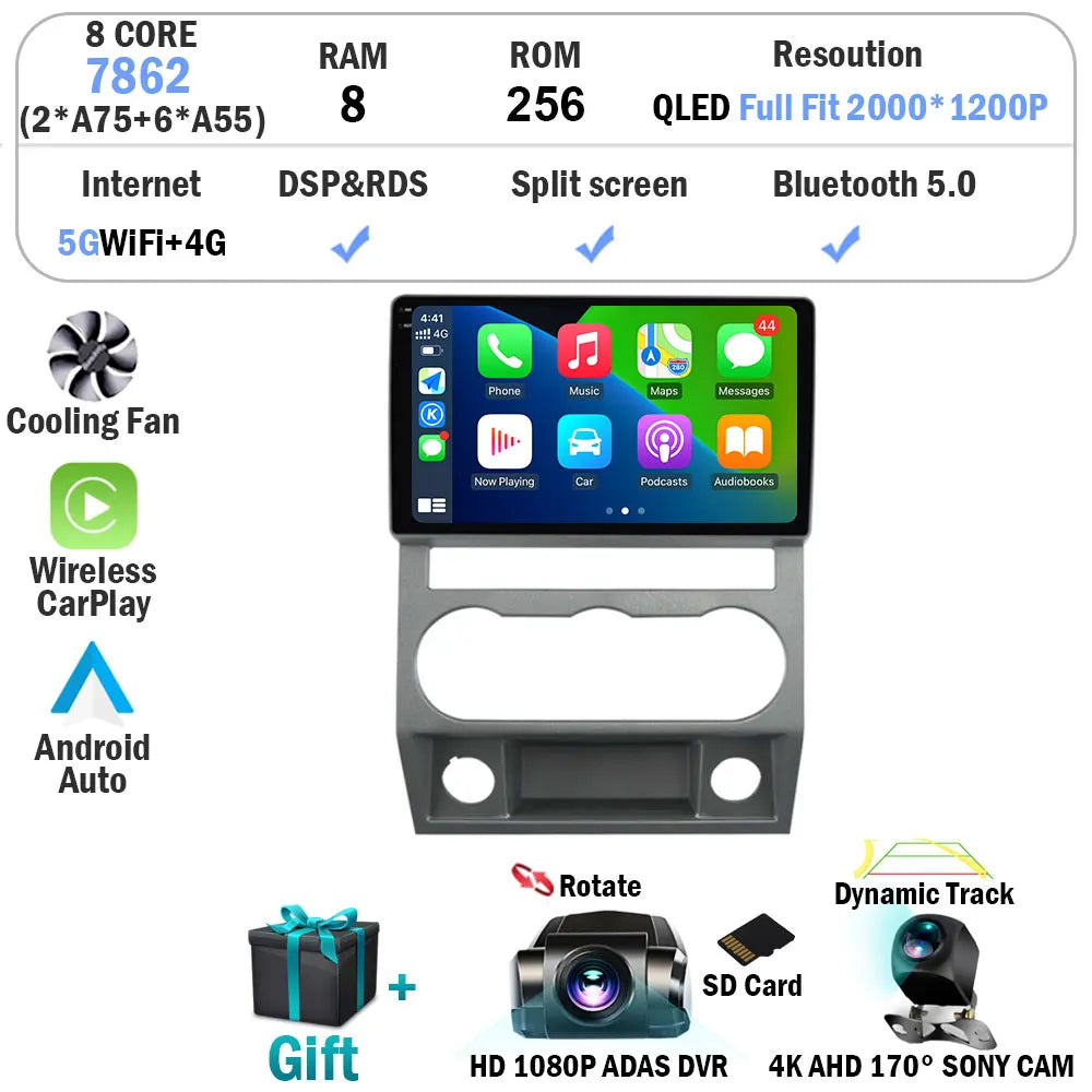 Android 15 Car Radio Multimedia Video Player For GAZ Gazelle Next 2016+ 2 Din Navigation GPS Carplay Autoradio Stereo WIFI 4G BT
