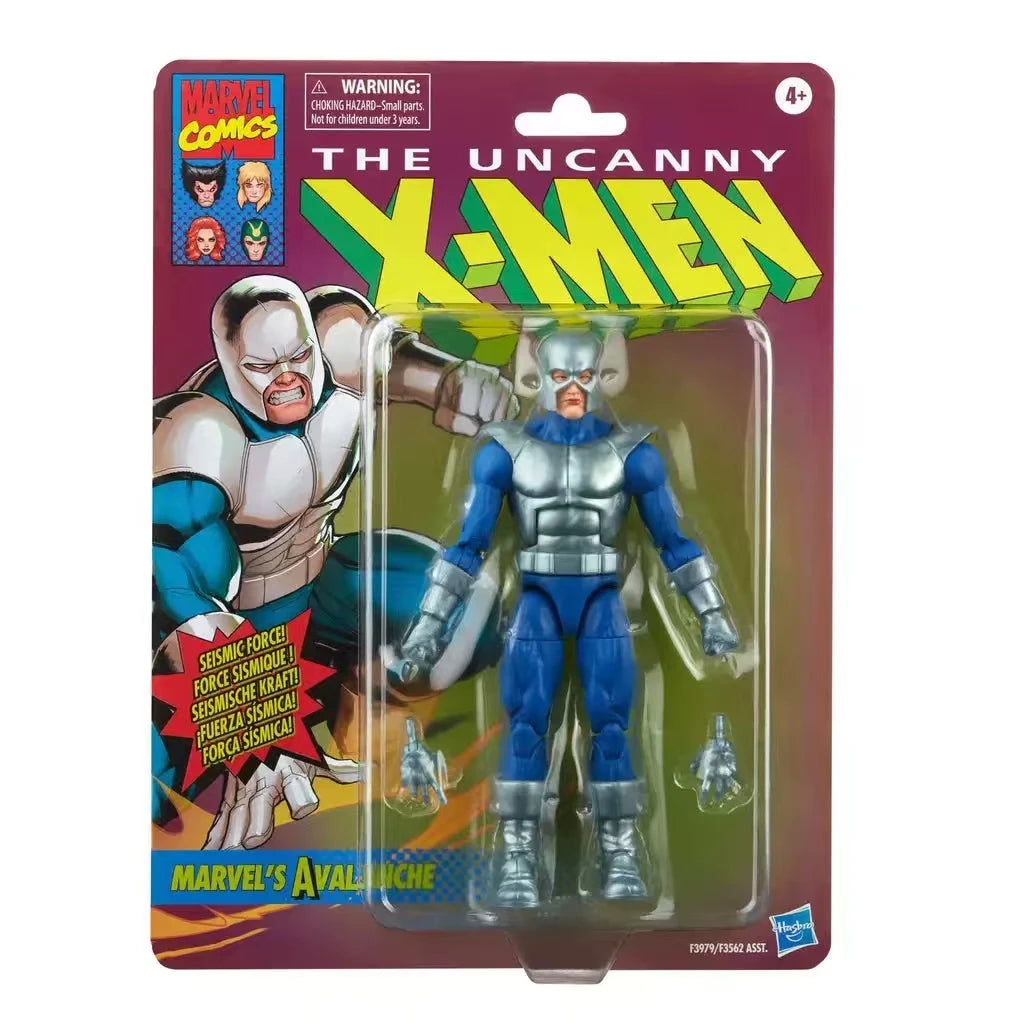 Original Hasbro Marvel Legends Series X-Men THE UNCANNY Avalanche Action Toy Figure Collection Figures