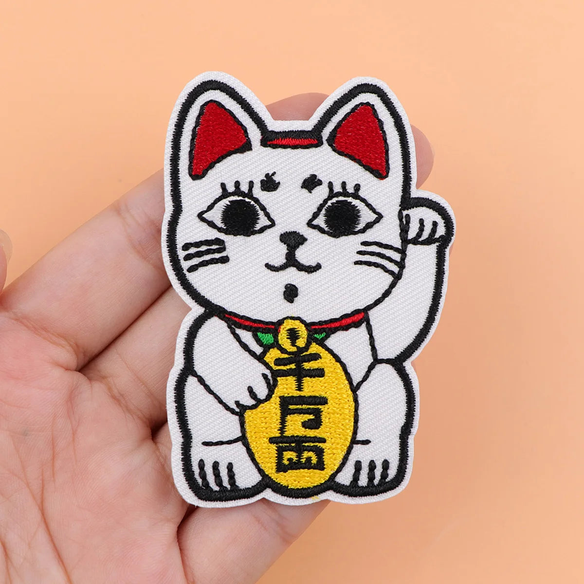 Anime Monster Iron On Patch Clothes Patch For Clothing Funny Cat Embroidered Patch Garment Apparel Accessories Sewing Stickers