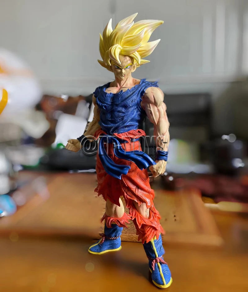 43CM Dragon Ball Z Figure Son Goku Namek Super Saiyan Figurine PVC Action Figures GK Statue Collection Model Toys for Children