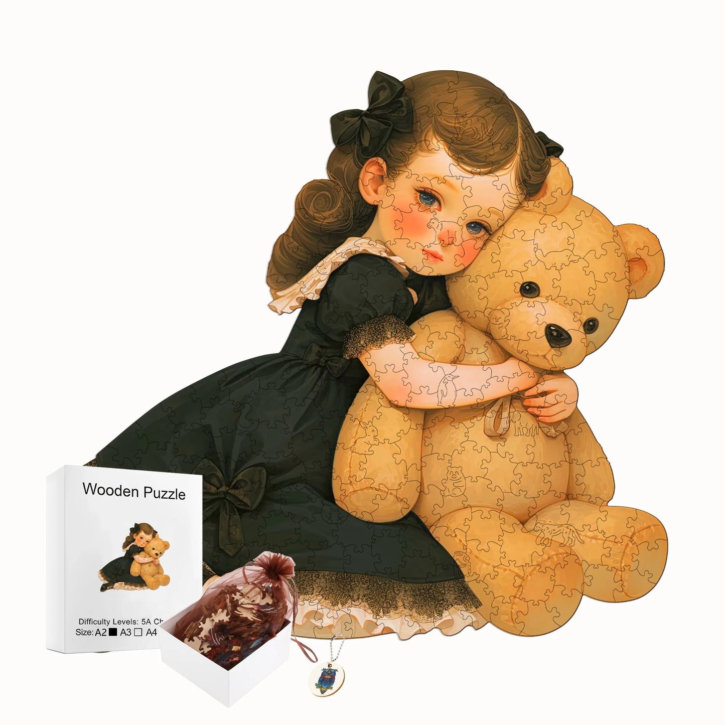 Interesting Wooden Jigsaw Puzzle Artistic Home Decor Christmas and Halloween Gift Toy For Teen And Kid