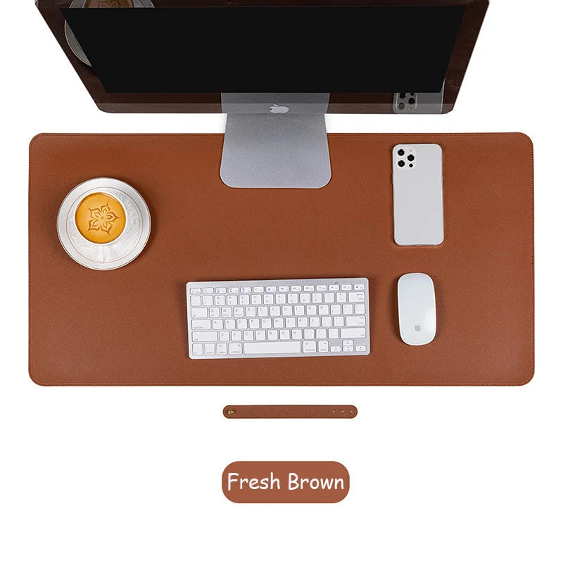 Protector PU Desk Mat Large Size Office Waterproof Mouse Pad XXL Desktop Gaming MousePad Mouse Mat Computer Accessories