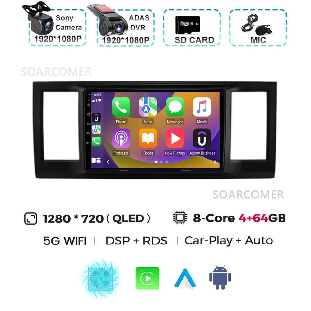 For VW Volkswagen Caravelle 6 T6 2015-2020 GPS DVD DSP Car Radio Multimedia Video Player Android 15 Auto Carplay Navigation
