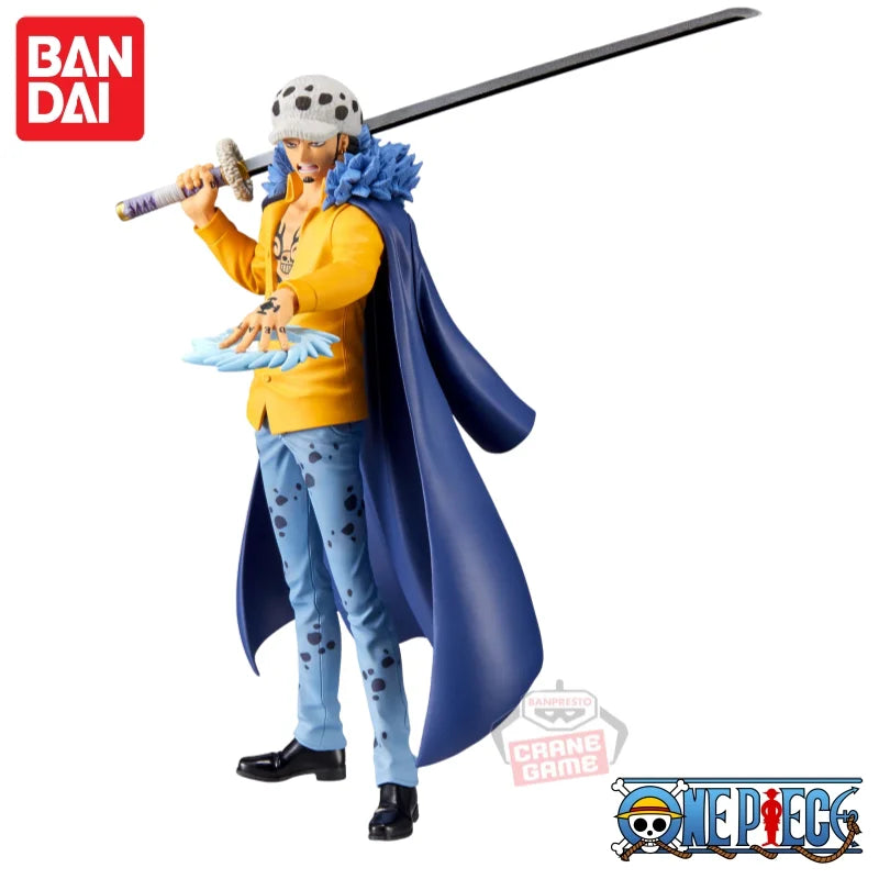 Special OfferIn Stock 100% Original Bandai One Piece Dxf Extra 18Cm Trafalgar Law Pvc Anime Action Collectible Figuer Mol Doll T