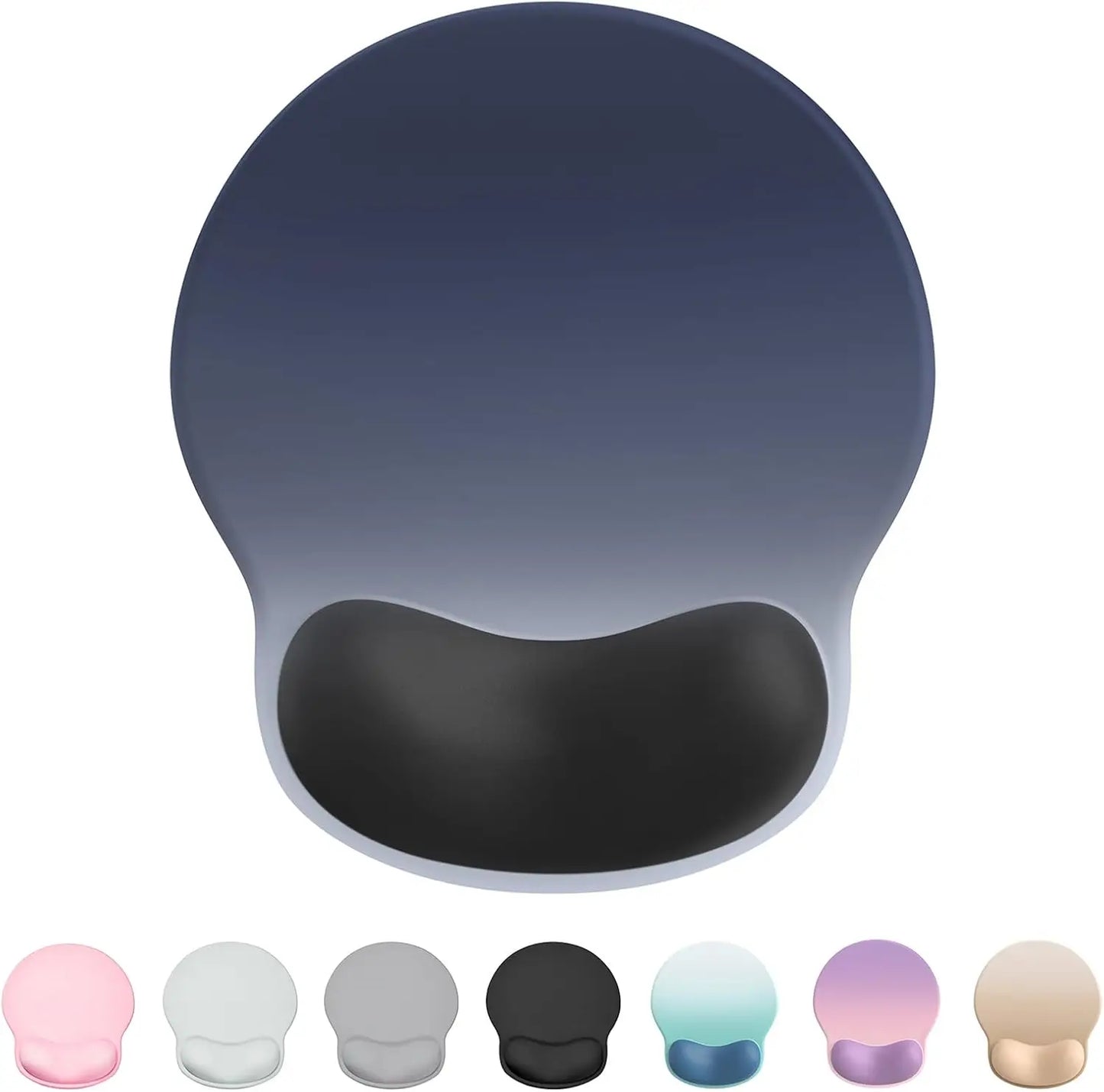 Ergonomic Mouse Pad Wrist Support, Relieve Wrist Pain Gel Mouse pad, Non-Slip Rubber Base Soft Mousepad Computer for Office Home