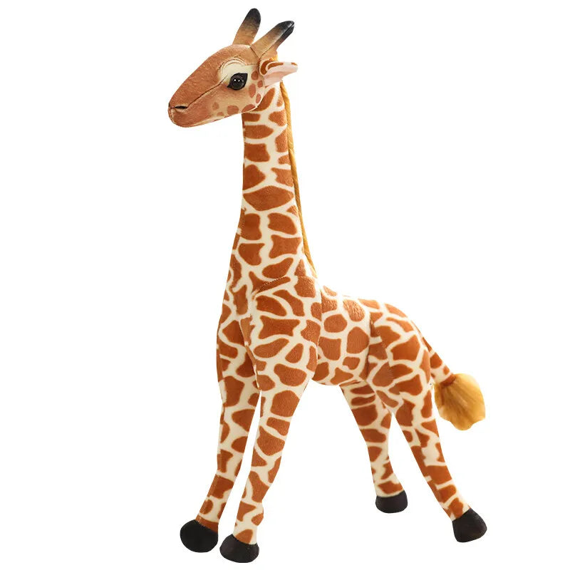 Real Life Giraffe Plush Toys High Quality Stuffed Animals Dolls Soft Room Decor35-60cm  Kids Baby Birthday Christmas Gift