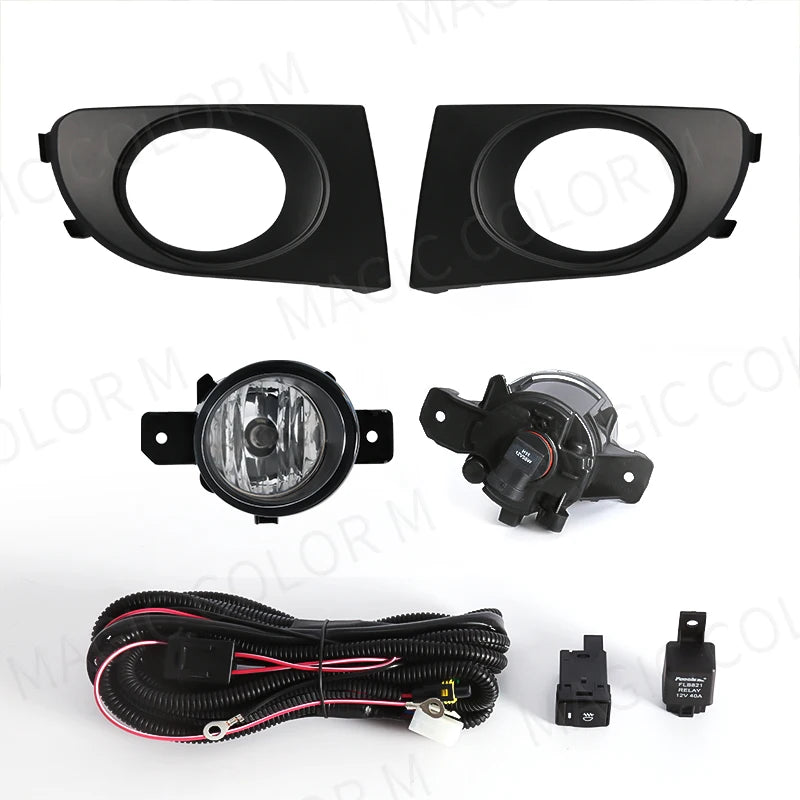 LED Fog Lamps For Nissan Sylphy Sentra Bluebird 2004 2005 2006 2007 2008 Front Bumper Driving Daytime Running Lights Headlights