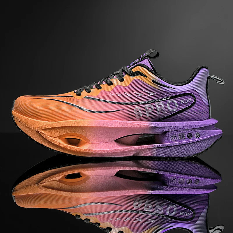 Men Running Shoes Carbon Board Marathon Speciality Sports Casual Men's Sneakers Breathable Women's Comfortable Athletic Sneakers