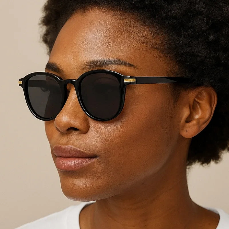JNPCXI New Fashion Square Sunglasses Women Gradient Shades UV400 Retro Rivets Men Trending Leopard Sun Glasses