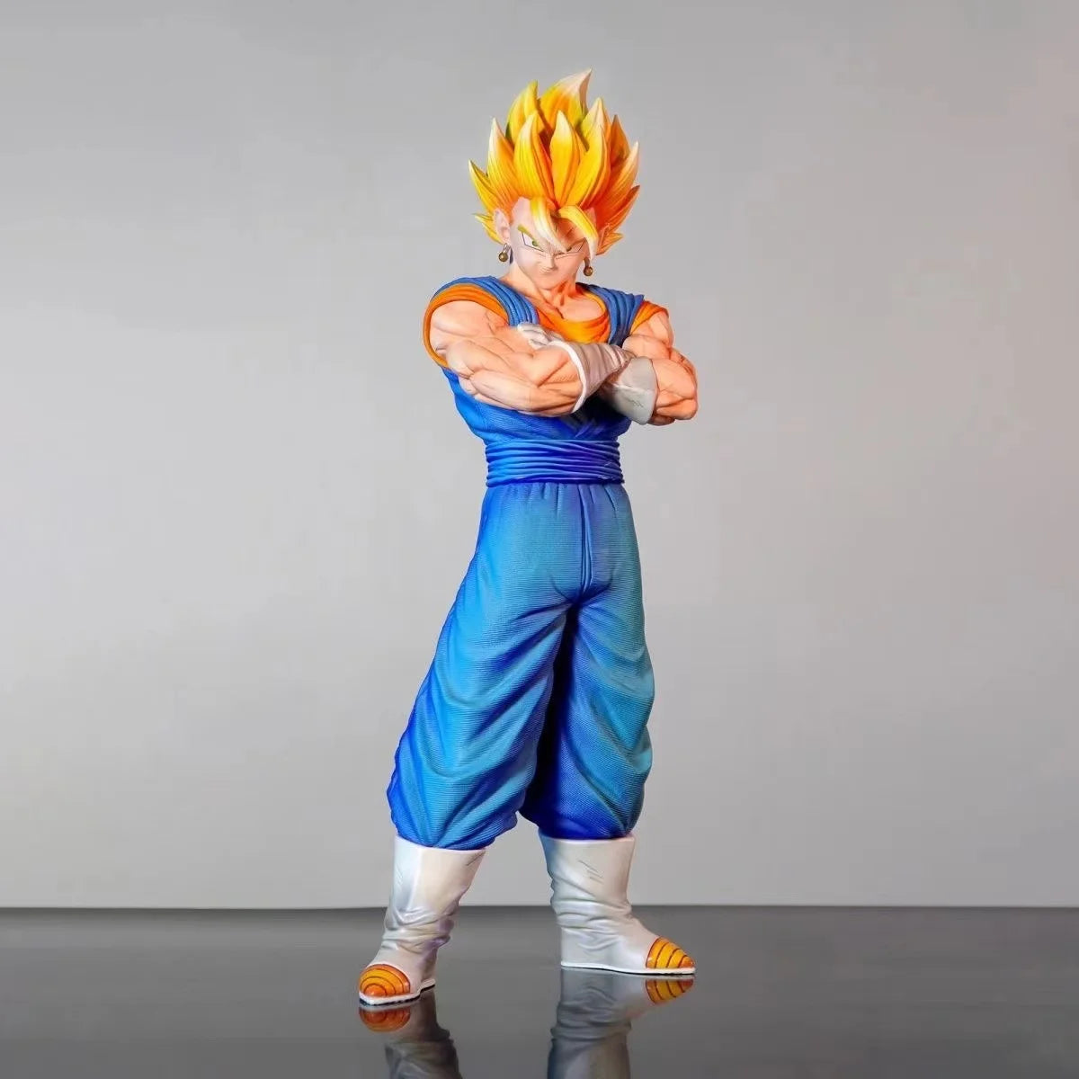 Anime Dragon Ball Vegetto Figure Super Saiyan Vegetto Blue Action Figures 30cm Pvc Statue Collection Model Toys Gifts