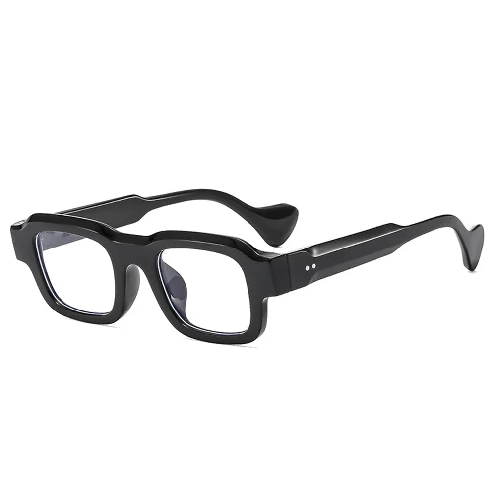 JNPCXI New Fashion Square Men Sunglasses Retro Rivets Women Black Orange Shades UV400 Sun Glasses