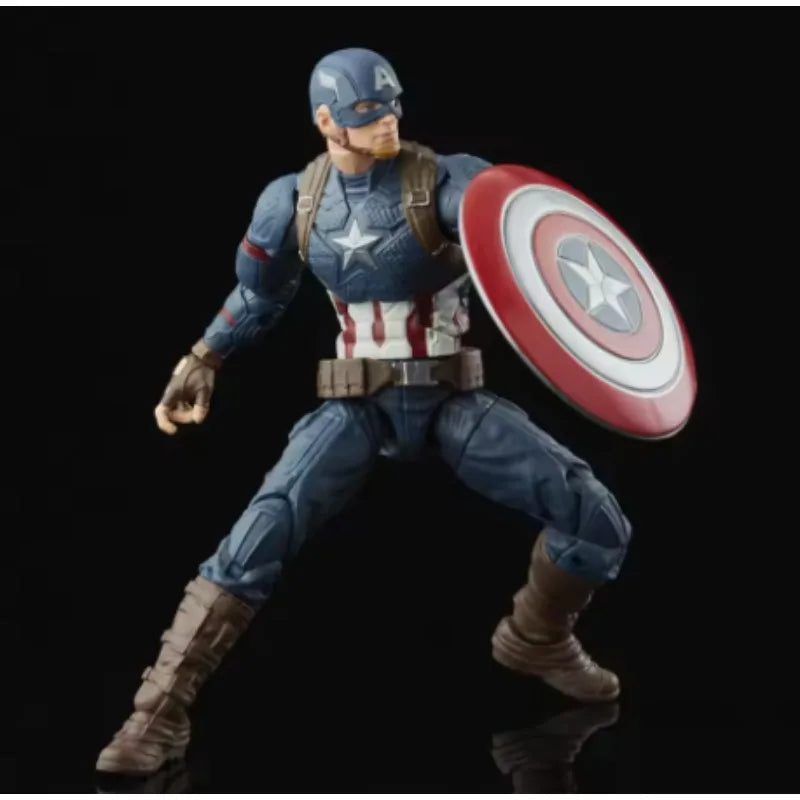 Original Hasbro Marvel Legends Series CAPTAIN AMERICA: SAM WILSON&CAPTAIN AMERICA: STEVE ROGERS Anime Figure Collection Toy